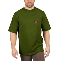$20  Milwaukee Green Pocket T-Shirt - Small