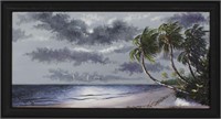 WILLIE C. REAGAN FLORIDA HIGHWAYMEN MOONLIT OCEAN