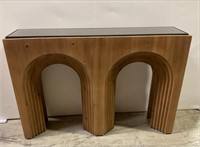 Double Cathederal Arched Entry Console