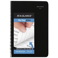 AT-A-GLANCE 2024 Daily Planner, DayMinder, Open