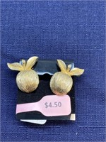 Fruit clip earrings