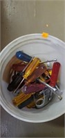 Bucket of misc tools