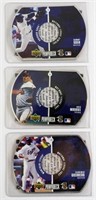 (3) 1999 UD POWER DECK BASEBALL CD ROMs