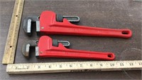 Bench top 14” & 10” pipe wrenches