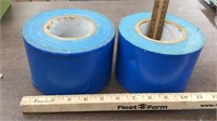 2 big rolls of blue duct tape