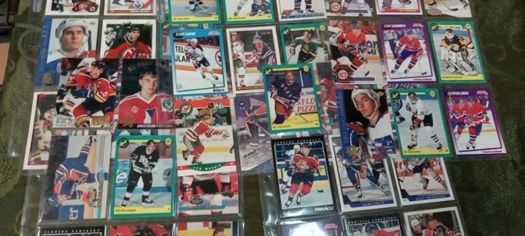Hockey Sports Cards In Sleeves