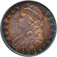 50C 1818/7 NGC MS64 CAC