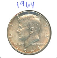 1964 Kennedy Silver Half Dollar