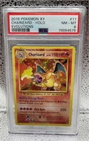 2016 Pokémon XY Charizard - HOlO Evolution PSA 8