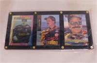 1994 signed Ernie Irvan card in triple card