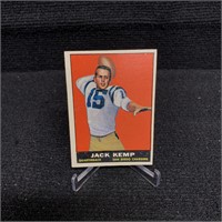 Jack Kemp 1961 Topps Football Card