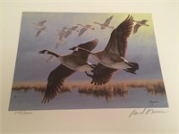 1985 Hunting Heritage Stamp & Print By David Maass