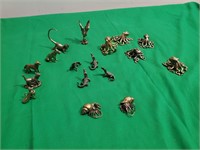 (17) Pieces of Metal Figurines of Animals