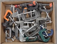 Various C-Clamps Incl. 2" Masterforce, 3"
