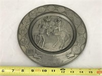 Pewter Paul Revere Plate We Are One