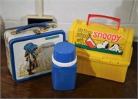 Vintage Hollie Hobbie & Snoopy Lunch Boxes