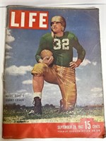 1947 Life Magazine Notre Dame Football Johnny