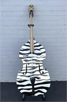 Signed Upright Custom Tiger Striped Bass w/ Case