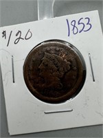 1853 Large Cent