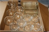 Lot of Glasses, Apple Bowls, Regrigerator Dishes