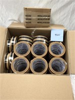 66 rolls of uline tape 1"W