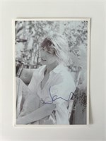 Jane Birkin signed photo