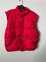 Vintage Canton Guide Goose Down Red Vest