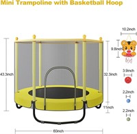 $160 60" Toddler Trampoline Kit