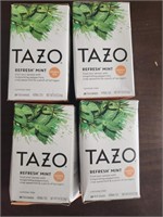 (4) Tazo Herbal Tea Refresh Mint