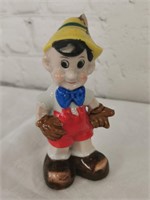 Vintage Ceramic Pinocchio Salt Shaker 4.75"