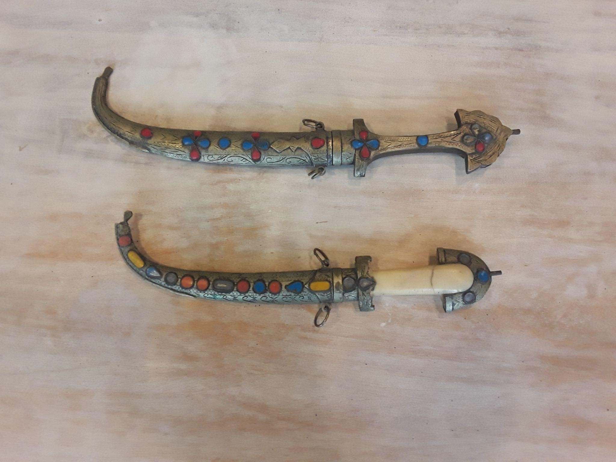 Vintage Decorative Daggers - Moroccan