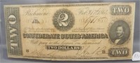 $2 Confederate States of America February 17,