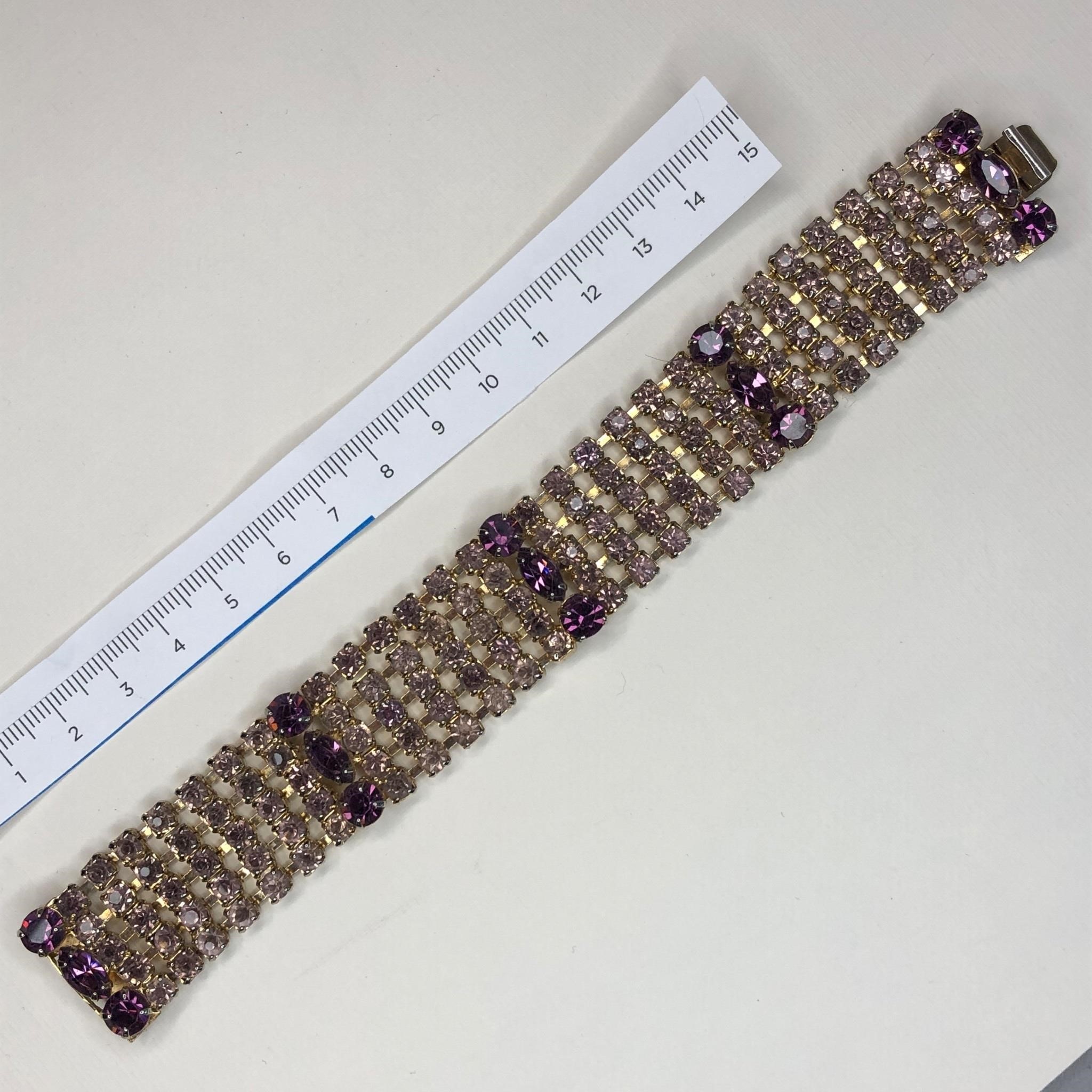 VINTAGE RHINESTONE BRACELET