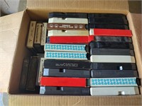 Box Full of 8 Track Cassettes
