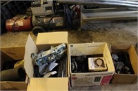 4 boxes of parts, distributers