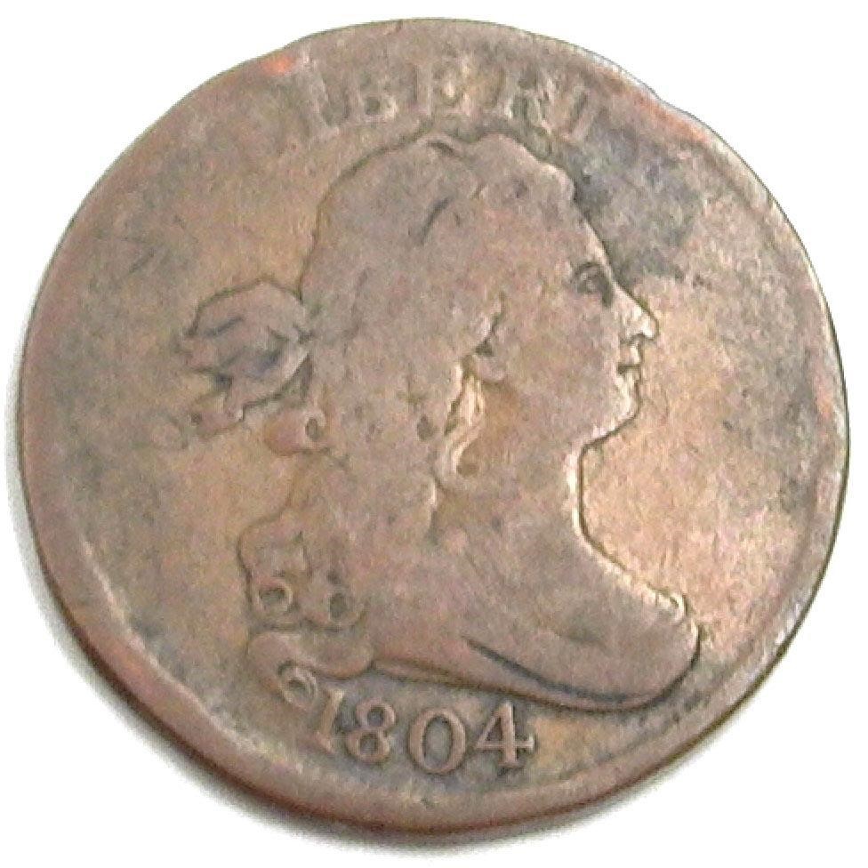 1804 Half Cent Very Good