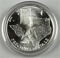 2013 Texas Precious Metals 1oz .999 Cowboy