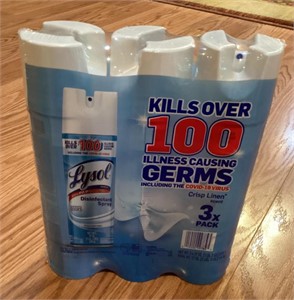 NEW 3 pack Lysol disinfectant spray