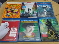 6- Assorted Blu-Rays Group S
