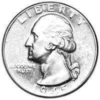 1945-D Washington Silver Quarter UNCIRCULATED