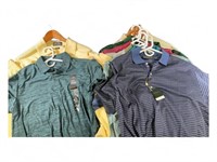 9 polo shirts size large Marc Anthony, heritage cr
