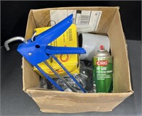 (ZZ) Box Lot Of Assorted Tools. Includes Blue