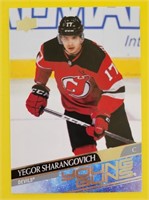 Yegor Sharangovich 2020-21 UD Young Guns Rookie