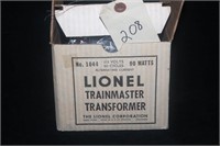 LIONEL TRAINMASTER TRANSFORMER