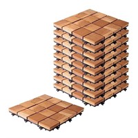 UBesGoo 27 Pcs Deck Tiles 12"x12" Wooden