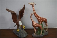 Animal Decor, Eagle & Giraffes