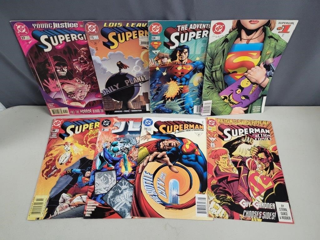 1990's DC Superman & SuperGirl comics