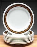 Pyrex Brand Tableware by Corning Ebony Plates (8)