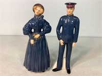 2 Goebel Salvation Army Statues, 8.5 & 9in Tall