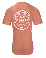 Glock - Crossover Coral Cotton Short Sleeve Small